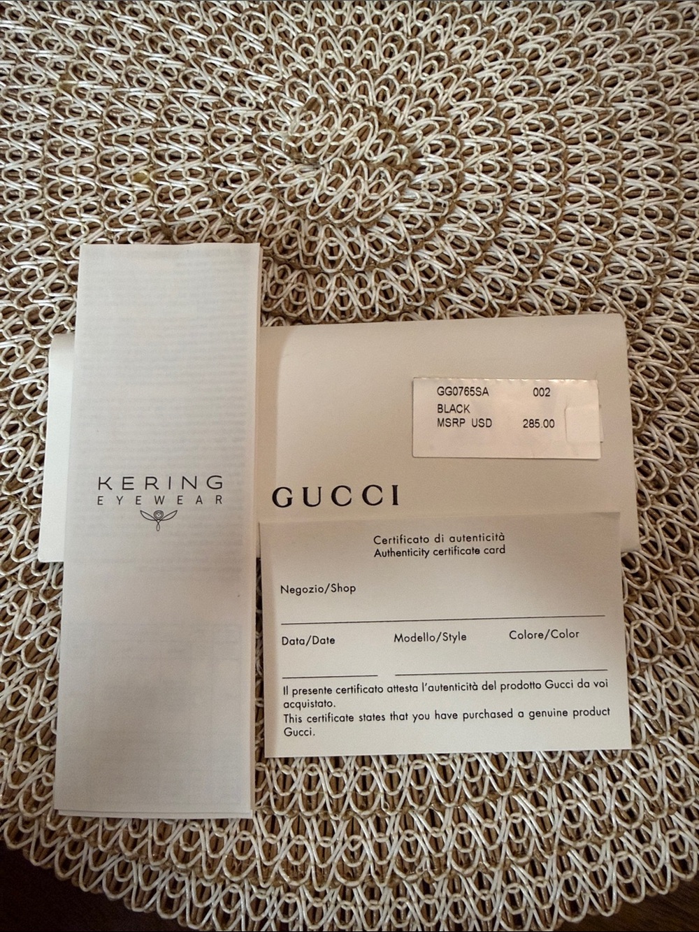 Gucci 57MM Rectangular Sunglasses - Picture 2 of 9